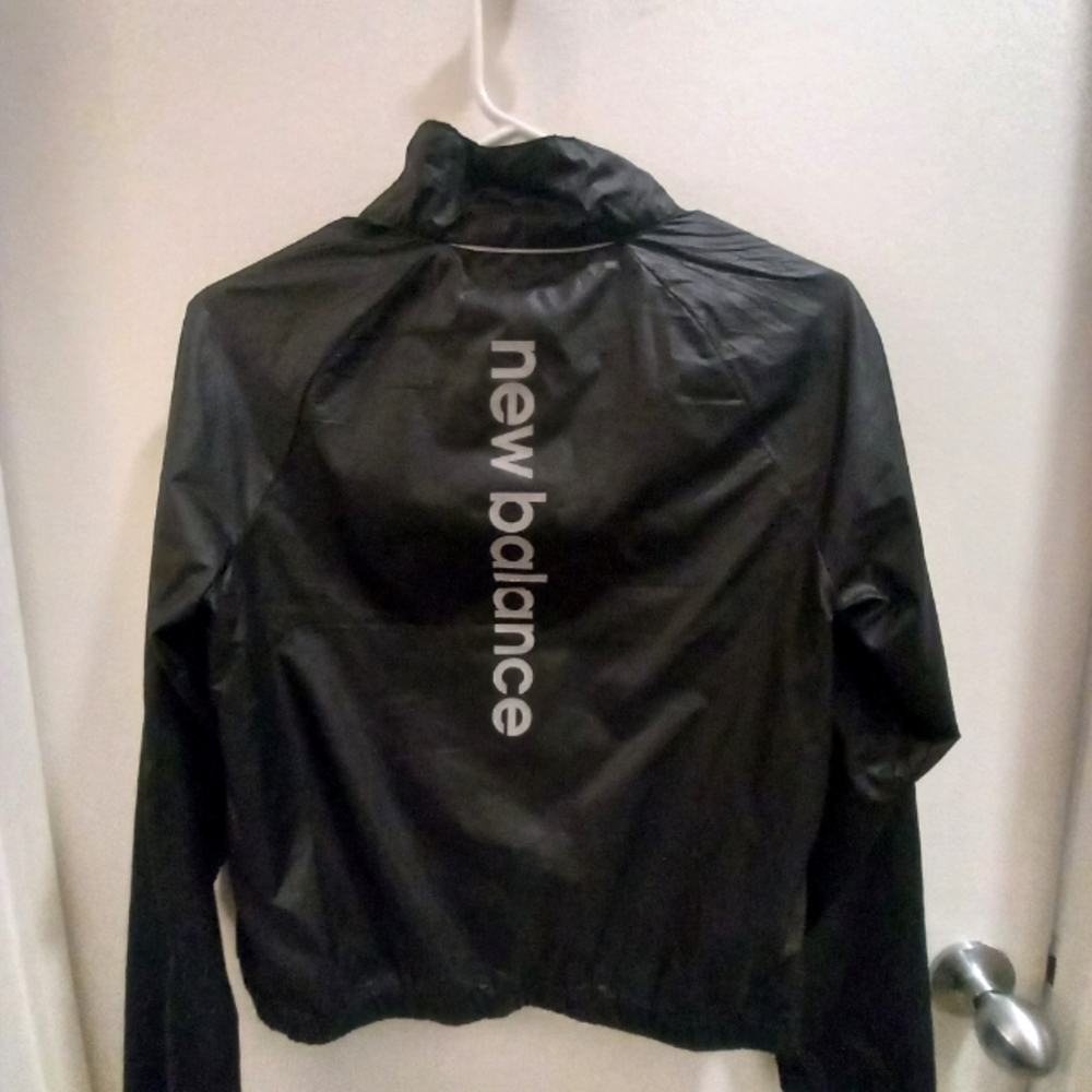 Windbreaker Newbalance - lightweight black New Balance Jacket. Size Small.